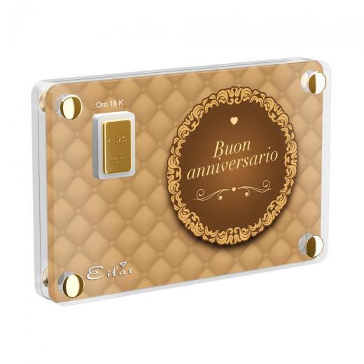 Regalo Gold Matrimonio | Blister Gold 0,5gr | Confezione Led